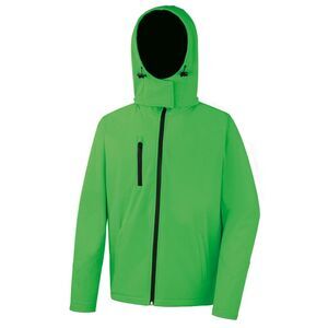 Result Core Mens  Soft Shell Jacket / Vivid Green/Black